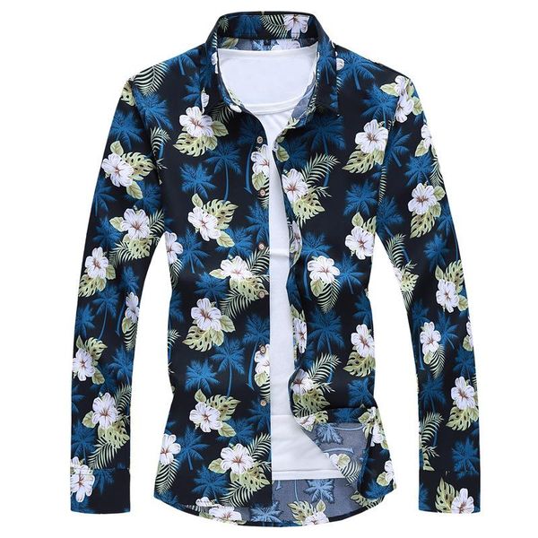 men's casual shirts 2021 spring autumn clothes shirt men long sleeves big size print hawaiian beach floral for man, White;black
men's casual shirts 2021 spring autumn clothes shirt men long sleeves big size print hawaiian beach floral for man, White;black