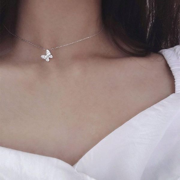 pendant necklaces korean trendy charming dazzling butterfly female temperament simple ins tide clavicle niche design jewelry, Silver
pendant necklaces korean trendy charming dazzling butterfly female temperament simple ins tide clavicle niche design jewelry, Silver