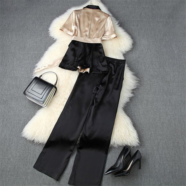 pant female suit autumn designers two elegant clothes lady hit blazer dress and pants match, White
pant female suit autumn designers two elegant clothes lady hit blazer dress and pants match, White