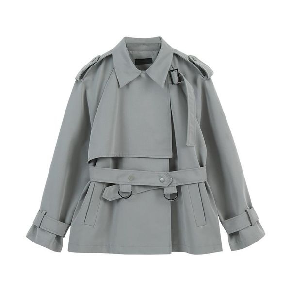 women's trench coats spring and aututumn slim vintage windbreaker coat women good-trendy casual ns2507, Tan;black
women's trench coats spring and aututumn slim vintage windbreaker coat women good-trendy casual ns2507, Tan;black
