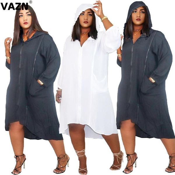 cool casual 2021 autumn lady white black loose dress hooded full sleeve zipper solid young pocket dresses, Black;gray
cool casual 2021 autumn lady white black loose dress hooded full sleeve zipper solid young pocket dresses, Black;gray