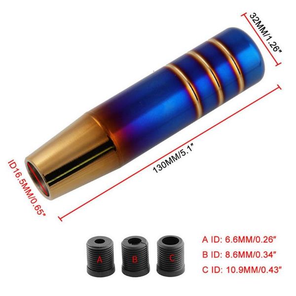 shift knob 13cm motorcycle head bride aluminum burnt blue universal gear shifter lever
shift knob 13cm motorcycle head bride aluminum burnt blue universal gear shifter lever