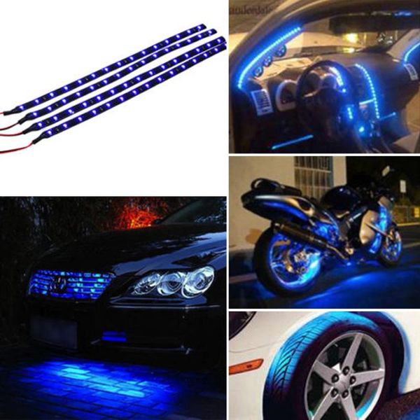 blue 4pcs 30cm/15 led car motors truck flexible strip light waterproof 12v headlights
blue 4pcs 30cm/15 led car motors truck flexible strip light waterproof 12v headlights