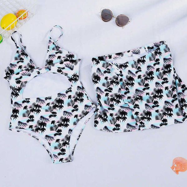 luangoo couple swimsuit 2021 printed men's beach pants bikini 76248, White;black
luangoo couple swimsuit 2021 printed men's beach pants bikini 76248, White;black