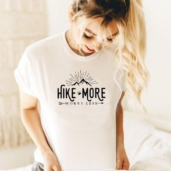 women's t-shirt hike more worry less christian t shirt women religious mountains light funny graphic tee cotton plus size drop, White
women's t-shirt hike more worry less christian t shirt women religious mountains light funny graphic tee cotton plus size drop, White