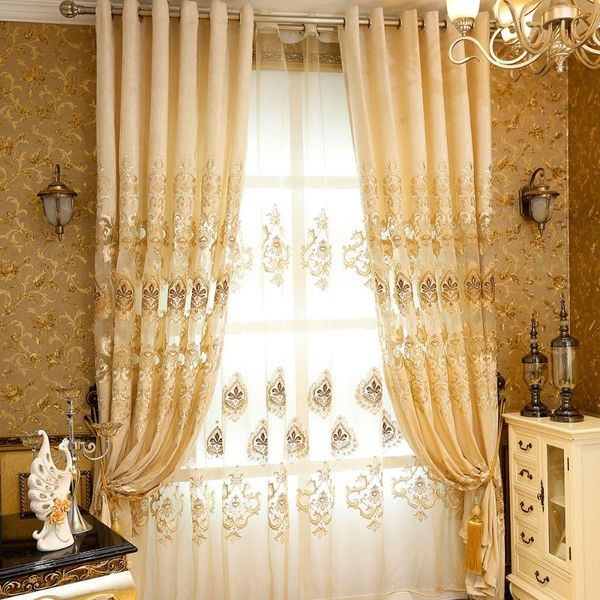 curtain & drapes custom curtains for living room bedroom european-style hollow embroidered semi-shading fabric general pleat
curtain & drapes custom curtains for living room bedroom european-style hollow embroidered semi-shading fabric general pleat