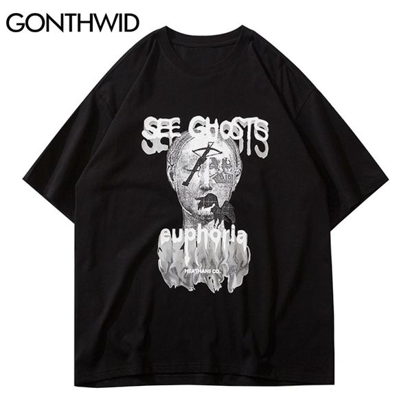 hip hop tshirts streetwear creative see ghosts print short sleeve tees shirts harajuku fashion casual cotton loose 210602, White;black
hip hop tshirts streetwear creative see ghosts print short sleeve tees shirts harajuku fashion casual cotton loose 210602, White;black
