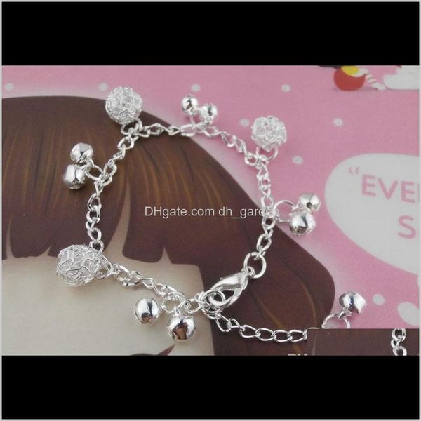 drop delivery 2021 women elegant charm bracelets girls cute small bell bracelet wristband sier chain anklet fashion jewelry for birthday gif, Golden;silver
drop delivery 2021 women elegant charm bracelets girls cute small bell bracelet wristband sier chain anklet fashion jewelry for birthday gif, Golden;silver