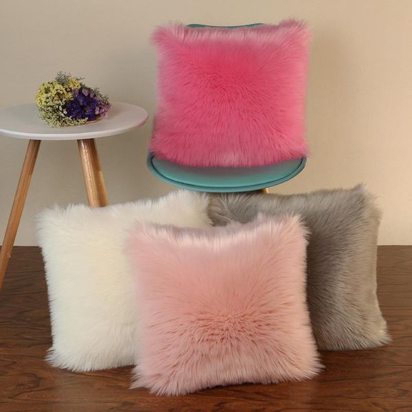 pillow plush cushion cover plain soft pillowcase thickening household square sofa bed living room home decoration 50x50cm
pillow plush cushion cover plain soft pillowcase thickening household square sofa bed living room home decoration 50x50cm