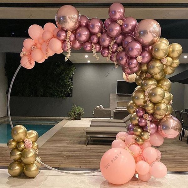 121pcs chrome gold rose pastel baby pink balloons garland arch kit 4d rose balloon arch birthday baby shower wedding party decor
121pcs chrome gold rose pastel baby pink balloons garland arch kit 4d rose balloon arch birthday baby shower wedding party decor