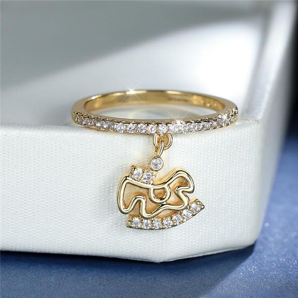 wedding rings cute female crystal carousel pendant ring trendy gold silver color engagement charm white pearl for women, Slivery;golden
wedding rings cute female crystal carousel pendant ring trendy gold silver color engagement charm white pearl for women, Slivery;golden