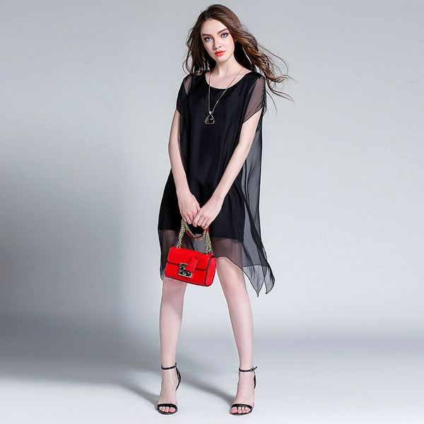 big yards dresses women's fat mm large 2021 summer slim fashion irregular chiffon 6987
big yards dresses women's fat mm large 2021 summer slim fashion irregular chiffon 6987