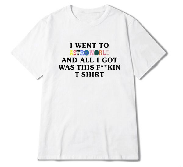 factorywd19 high astroworld rapper travis scott male design t-shirt street letter print tees men women fashion street, White;black
factorywd19 high astroworld rapper travis scott male design t-shirt street letter print tees men women fashion street, White;black