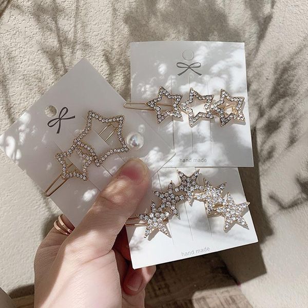 hair accessories korean rhinestone star headpiece women's clip 2021 girls hairdress headwear double bangs hairstyle hairpin
hair accessories korean rhinestone star headpiece women's clip 2021 girls hairdress headwear double bangs hairstyle hairpin
