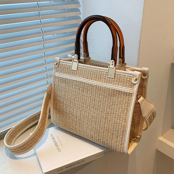 shoulder bags straw woven women's bag 2021 fashion portable single large capacity messenger tote
shoulder bags straw woven women's bag 2021 fashion portable single large capacity messenger tote