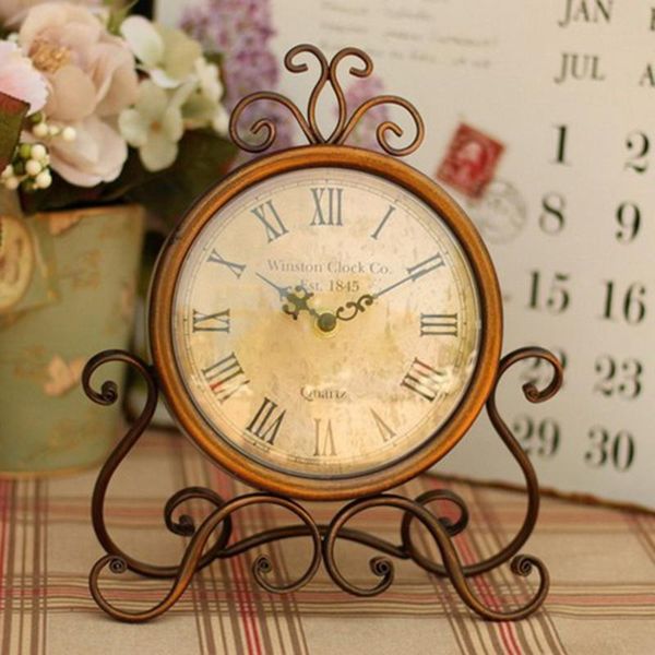 desk & table clocks vintage european style iron clock deskmute metal decoration ornaments exquisite workmanship iq6
desk & table clocks vintage european style iron clock deskmute metal decoration ornaments exquisite workmanship iq6