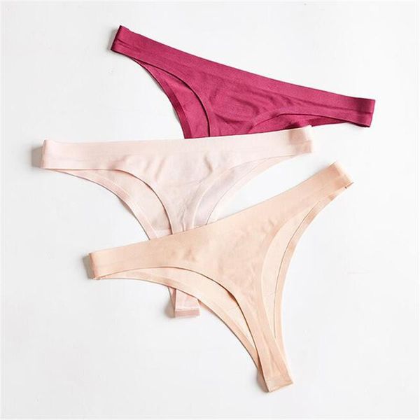 women's panties multicolor seamless ice silk thong women underwear solid color plus size, Black;pink
women's panties multicolor seamless ice silk thong women underwear solid color plus size, Black;pink