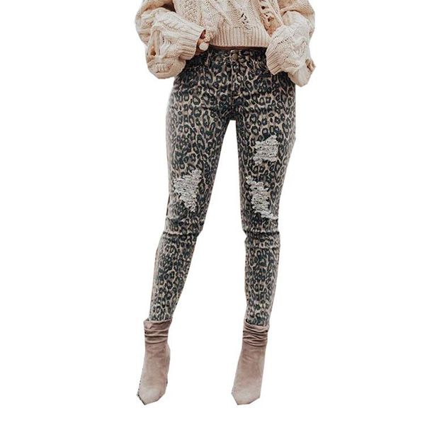 women's jeans leopard woman pants fashion hole retro trouser high waist women, Blue
women's jeans leopard woman pants fashion hole retro trouser high waist women, Blue
