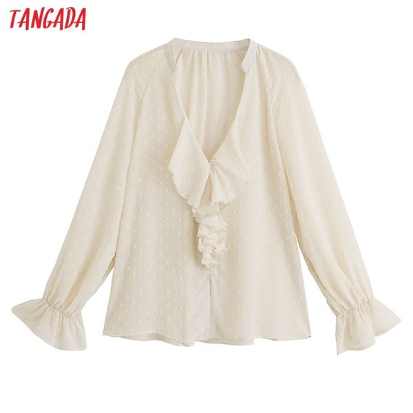women retro embroidery ruffles romantic blouse long sleeve chic female shirt qd13 210416, White
women retro embroidery ruffles romantic blouse long sleeve chic female shirt qd13 210416, White