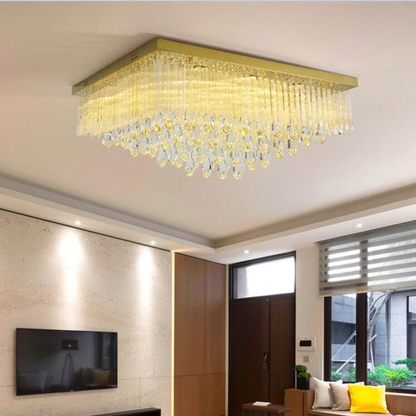 romantic crystal ceiling light led plafonlamp living room plafon bedroom lampara techo square lustre three-color dimmable lights
romantic crystal ceiling light led plafonlamp living room plafon bedroom lampara techo square lustre three-color dimmable lights