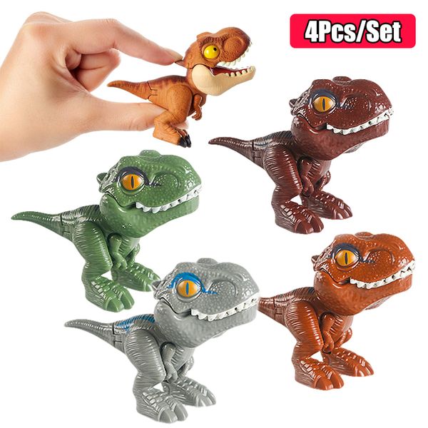 4pcs Finger Dinosaur Toy Creative Tricky Tyrannosaurus Model Dinosaur Toy Childrens Gifts
4pcs Finger Dinosaur Toy Creative Tricky Tyrannosaurus Model Dinosaur Toy Childrens Gifts