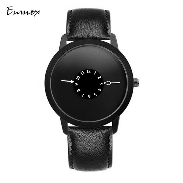 wristwatches 2021 men gift enmex brief design creative black face unique for young fashion clock quartz watches, Slivery;brown
wristwatches 2021 men gift enmex brief design creative black face unique for young fashion clock quartz watches, Slivery;brown