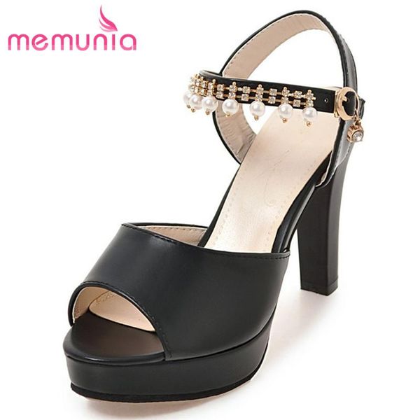 sweet summer women sandals thick high heels shoes platform pu leather wedding party casual woman, Black
sweet summer women sandals thick high heels shoes platform pu leather wedding party casual woman, Black