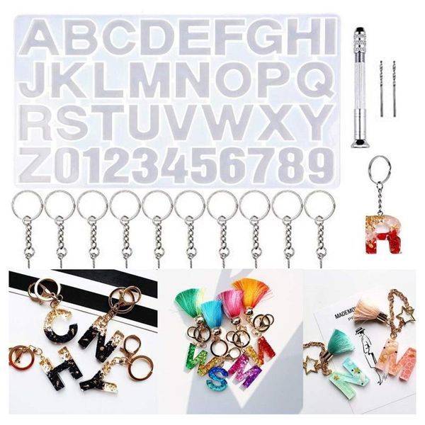 keychains 1 set crystal epoxy resin alphabet letter number keychain pendant casting silicone mould diy crafts jewelry making tools, Silver
keychains 1 set crystal epoxy resin alphabet letter number keychain pendant casting silicone mould diy crafts jewelry making tools, Silver