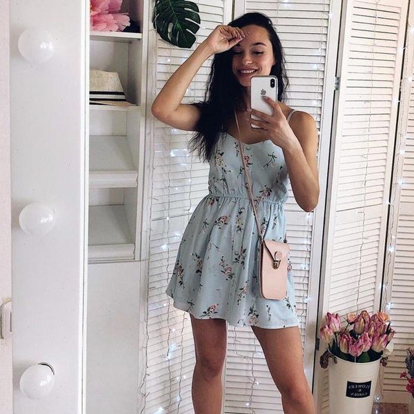 sweet summer casual fashion bohemian womens dresses print thin strap sleeveless black for women, Black;gray
sweet summer casual fashion bohemian womens dresses print thin strap sleeveless black for women, Black;gray