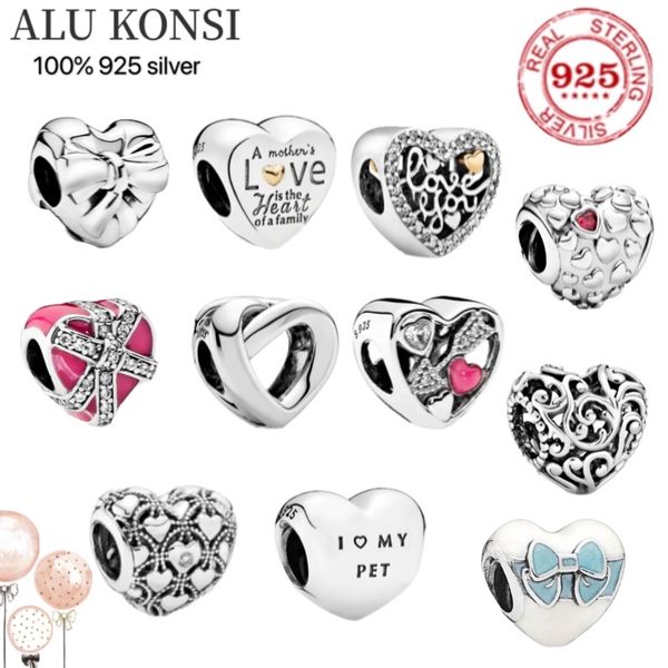 2021 new luxury real 925 sterling silver pan beads love heart fit original charm bracelet for women fashion diy jewelry, Black
2021 new luxury real 925 sterling silver pan beads love heart fit original charm bracelet for women fashion diy jewelry, Black