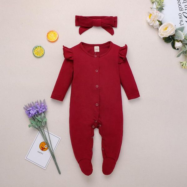 jumpsuits infant baby girl 0-12m solid color footies plain jumpsuit long sleeve round collar button open front one-piece, Blue
jumpsuits infant baby girl 0-12m solid color footies plain jumpsuit long sleeve round collar button open front one-piece, Blue