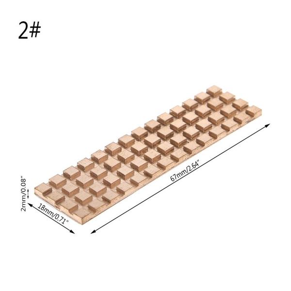 fans & coolings copper heatsink thermal conductive adhesive for m.2 ngff 2280 pci-e nvme ssd
fans & coolings copper heatsink thermal conductive adhesive for m.2 ngff 2280 pci-e nvme ssd