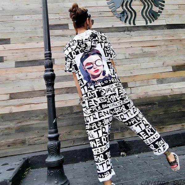 summer high street letter womens jumpsuit printed ankle length pants hip hop design short sleeve hooded one piece overalls shein, Black;white
summer high street letter womens jumpsuit printed ankle length pants hip hop design short sleeve hooded one piece overalls shein, Black;white