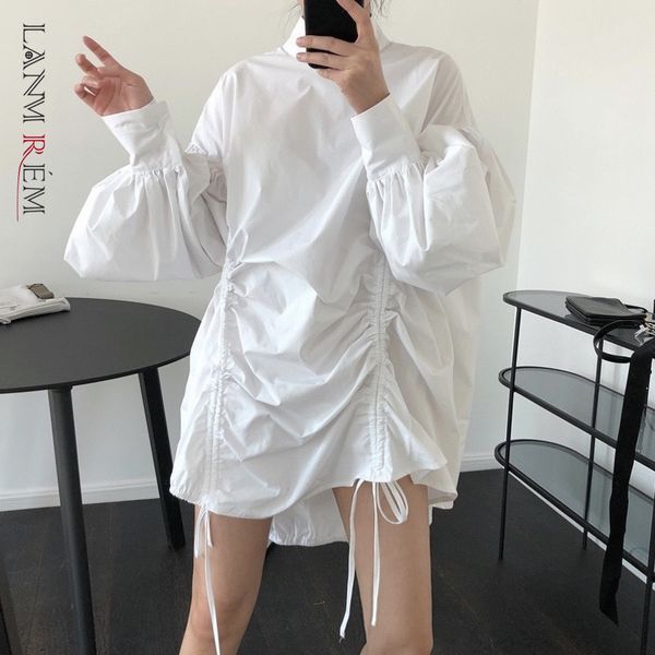 spring summer irregular dress niche design pleated es lantern-sleeved short famale yj897 210507, Black;gray
spring summer irregular dress niche design pleated es lantern-sleeved short famale yj897 210507, Black;gray