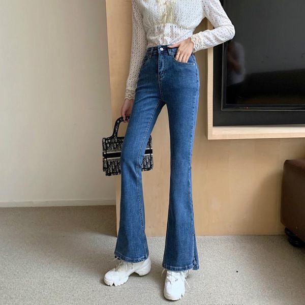 high waist flare jeans women loose slim vintage mom 2021 spring korean style casual baggy denim trousers plus size women's, Blue
high waist flare jeans women loose slim vintage mom 2021 spring korean style casual baggy denim trousers plus size women's, Blue