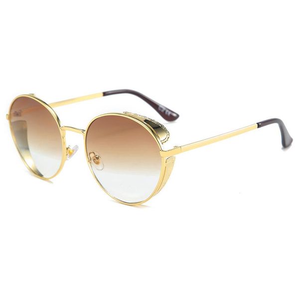 sunglasses classic gothic steampunk style round men women brand designer retro metal frame colorful lens sun glasses, White;black
sunglasses classic gothic steampunk style round men women brand designer retro metal frame colorful lens sun glasses, White;black