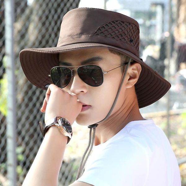 stingy brim hats hat man summer fisherman's casual sun shade outdoor male sunscreen mountain climbing fishing cool visor fashion cap h1, Blue;gray
stingy brim hats hat man summer fisherman's casual sun shade outdoor male sunscreen mountain climbing fishing cool visor fashion cap h1, Blue;gray