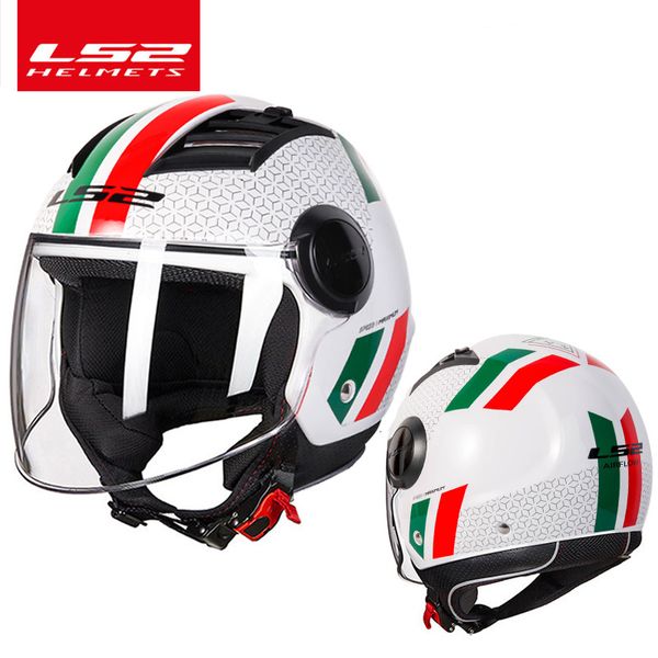 

airflow motorcycle helmet 3/4 open summer jet scooter half face motorbike helm capacete casco ls2 of562 vespa helmets