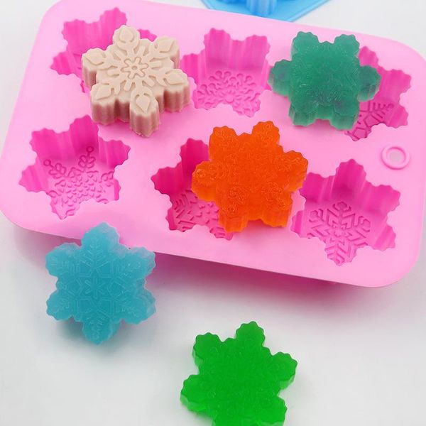 craft tools 6-cavity 3d snowflake shape silicone mold fondant resin sugarcraft for pastry cup cake decorating kitchen tool
craft tools 6-cavity 3d snowflake shape silicone mold fondant resin sugarcraft for pastry cup cake decorating kitchen tool