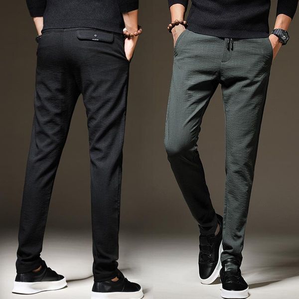 men's pants mrmt 2021 brand autumn winter trousers cotton leisure for male small straight trawers trouser, Black
men's pants mrmt 2021 brand autumn winter trousers cotton leisure for male small straight trawers trouser, Black