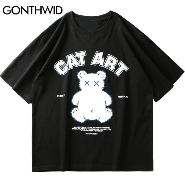 t-shirts harajuku bear print short sleeve tees streetwear hip hop fashion casual cotton tshirts summer men hispter 210602, White;black
t-shirts harajuku bear print short sleeve tees streetwear hip hop fashion casual cotton tshirts summer men hispter 210602, White;black