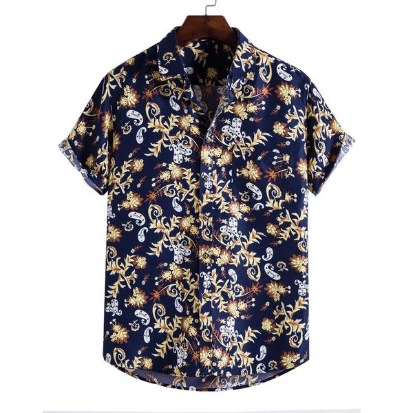 men's casual shirts summer short sleeve for men hawaiian print slim fit button up harajuku shirt chemise homme, White;black
men's casual shirts summer short sleeve for men hawaiian print slim fit button up harajuku shirt chemise homme, White;black