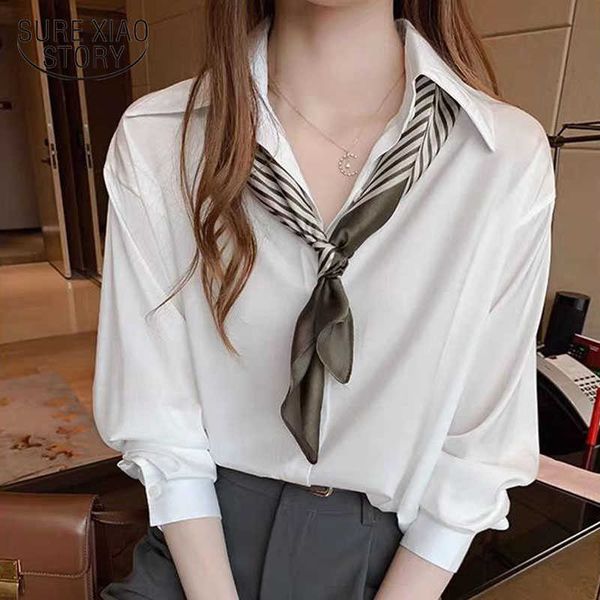 spring summer women's blouse solid multi colors lapel single-breasted elegant casual loose wild pink feminine blusa 9360 210528, White
spring summer women's blouse solid multi colors lapel single-breasted elegant casual loose wild pink feminine blusa 9360 210528, White