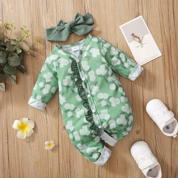 jumpsuits baby romper green floral printed long-sleeved born boys girls clothes cotton infant jumpsuit toddler 3-12 months, Blue
jumpsuits baby romper green floral printed long-sleeved born boys girls clothes cotton infant jumpsuit toddler 3-12 months, Blue