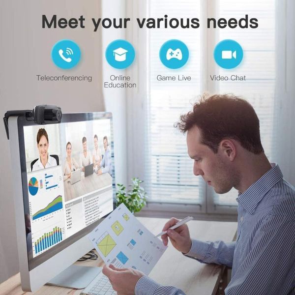 webcam w/ built-in microphone 1280 x 720p adjustable usb web camera office caring computer supplies webcams
webcam w/ built-in microphone 1280 x 720p adjustable usb web camera office caring computer supplies webcams