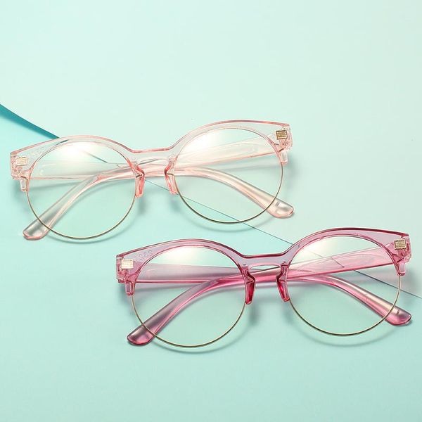 sunglasses frames boy girl game reading computer protective goggle fashion half-frame children glasses plain kids round anti blue light eyew, Silver
sunglasses frames boy girl game reading computer protective goggle fashion half-frame children glasses plain kids round anti blue light eyew, Silver