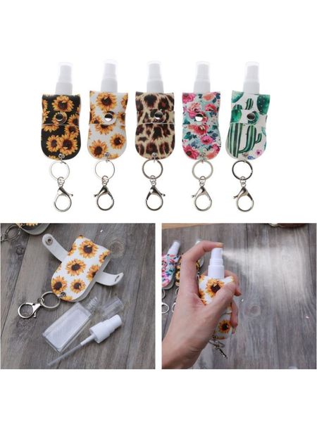 keychains portable 50ml squeeze spray bottle mister with leather keychain holder, Silver
keychains portable 50ml squeeze spray bottle mister with leather keychain holder, Silver