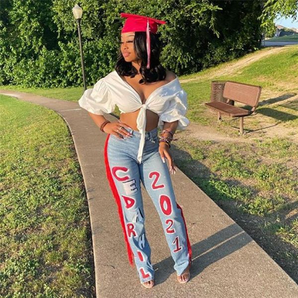 women's jeans autumn letter print patchwork straight long women mid waist fashion denim pants hipster elastic streetwear female trouser, Blue
women's jeans autumn letter print patchwork straight long women mid waist fashion denim pants hipster elastic streetwear female trouser, Blue