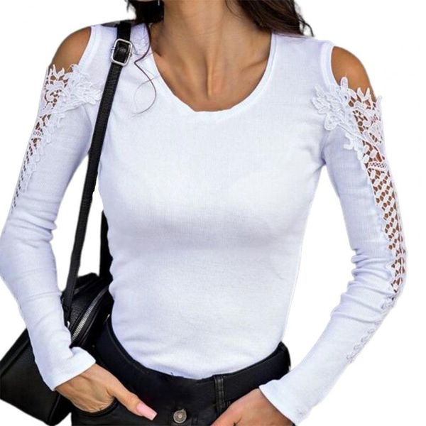 women's blouses & shirts women slim blouse embroidery lace hollow out solid color long sleeve off shoulder autumn winter ladies tunic s, White
women's blouses & shirts women slim blouse embroidery lace hollow out solid color long sleeve off shoulder autumn winter ladies tunic s, White