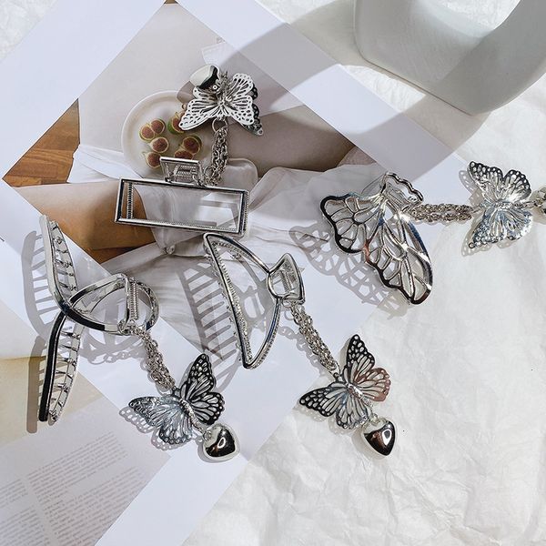 barrettes hairpin ins the same fashion korean three-dimensional butterfly love pendant hair clip personalized creative metal accessories, Golden;silver
barrettes hairpin ins the same fashion korean three-dimensional butterfly love pendant hair clip personalized creative metal accessories, Golden;silver